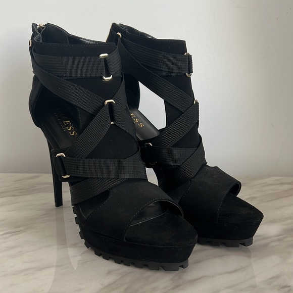 GUESS heels 9 black - Picture 2 of 5